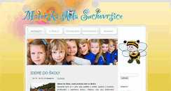Desktop Screenshot of ms-suchovrsice.cz